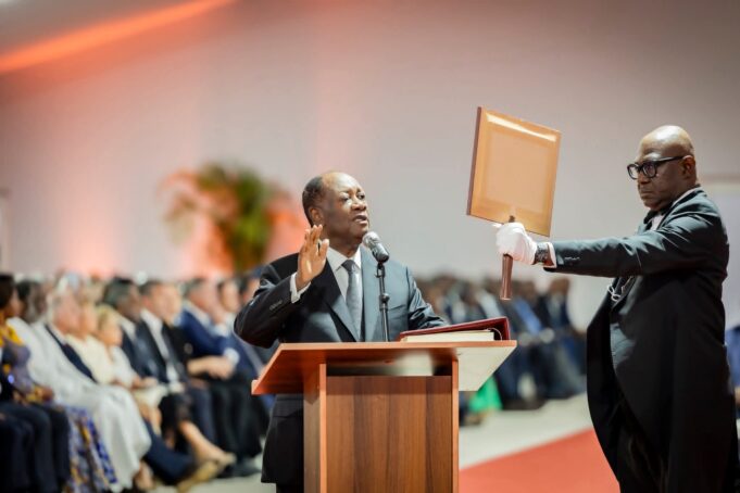 Côte d’Ivoire: Alassane Ouattara investi président pour un nouveau mandat de cinq ans