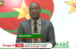 LONAB/FASO LOTO: les résultats du tirage du lundi 29 décembre 2025