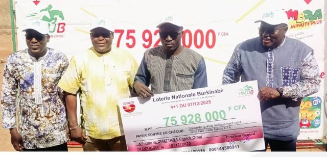La LONAB vient d'agrandir son cercle de millionnaires