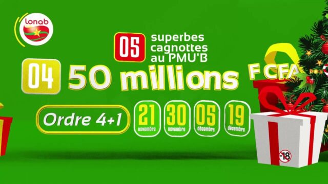 Fêtes de fin d’année: la LONAB offre des cadeaux d’une valeur de 300 millions F CFA