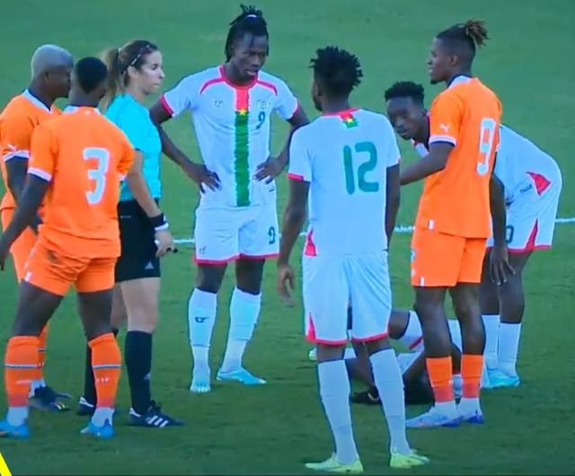 Burkinabè contre Ivoiriens, mais ça c'était en amical
