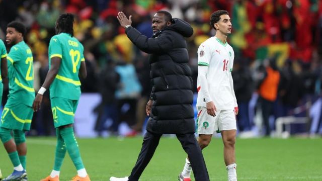 Des joueurs sénégalais sur le terrain lors de la finale