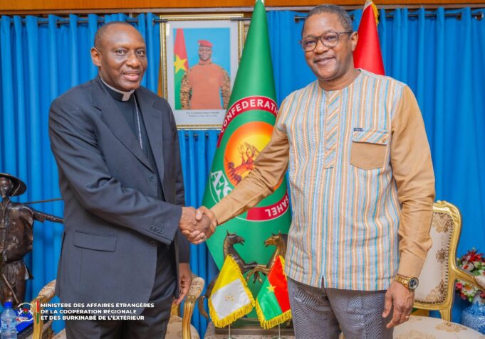 Burkina Faso-Vatican: le Nonce Apostolique chez le Chef de la diplomatie burkinabè