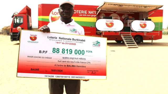 Hamidou Balima, l'heureux du jour