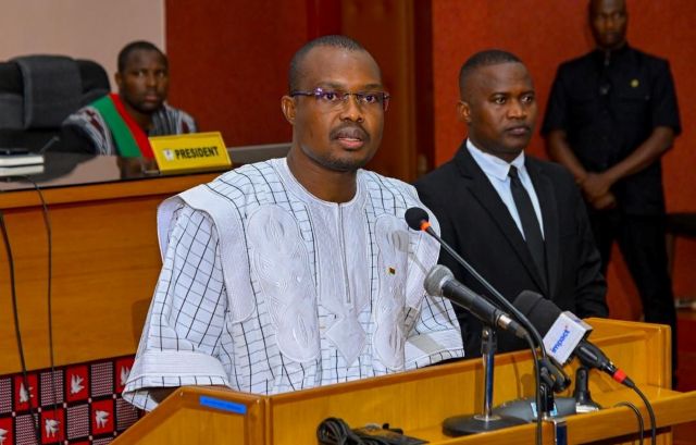 Le Premier ministre Jean Emmanuel Ouédraogo