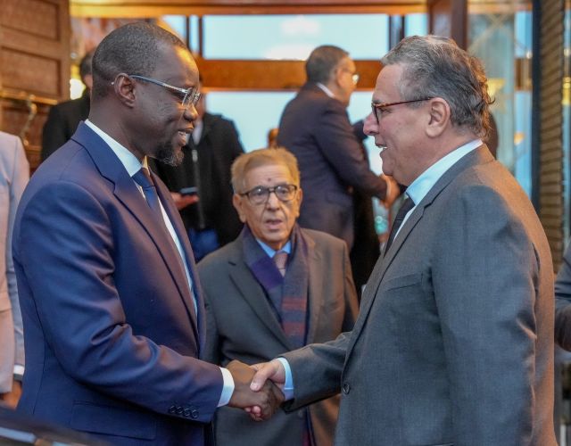 Premiers ministres Ousmane Sonko et Aziz Akhannouch