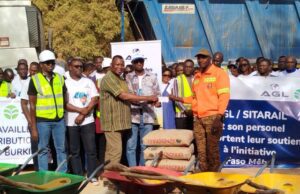 Faso Mêbo: AGL et SITARAIL apportent leur contribution à la construction du Burkina