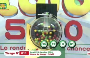 LONAB/FASO LOTO: les résultats du tirage du lundi 26 janvier 2026