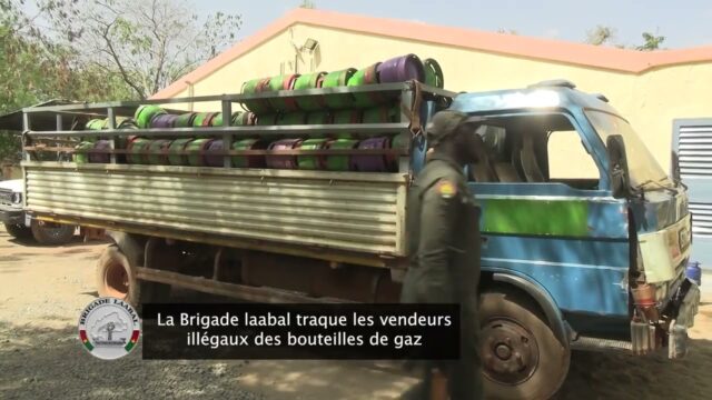 Burkina: traque des vendeurs illégaux des bouteilles de gaz