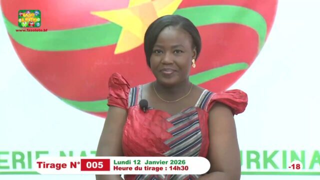 LONAB/FASO LOTO : les résultats du tirage du lundi 12 janvier 2026