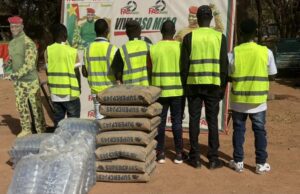 Burkina: les détenus de la MACA font un don de 2 tonnes de ciment à Faso Mêbo