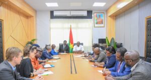 Burkina: une mission conjointe de la BAD et du PAM chez le ministre Nacanabo
