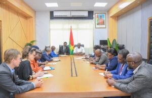 Burkina: une mission conjointe de la BAD et du PAM chez le ministre Nacanabo
