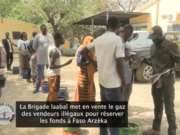 Burkina: le gaz des vendeurs illégaux saisi revendu