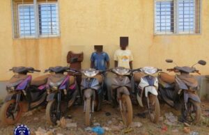 Ouagadougou: deux réseaux de malfrats spécialisés dans le vol et recel démantelés