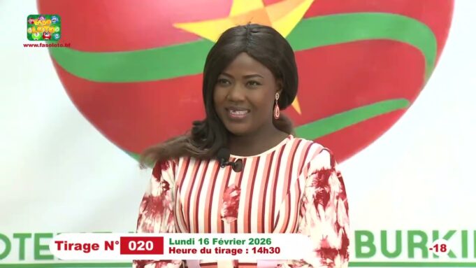 LONAB/FASO LOTO: les résultats du tirage du lundi 16 février 2026