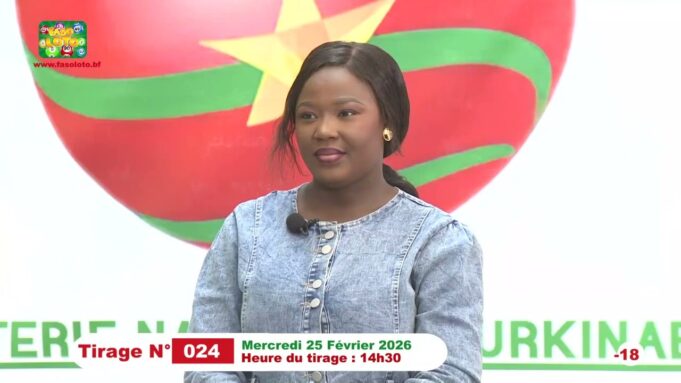 LONAB/FASO LOTO: les résultats du tirage du mercredi 25 février 2026