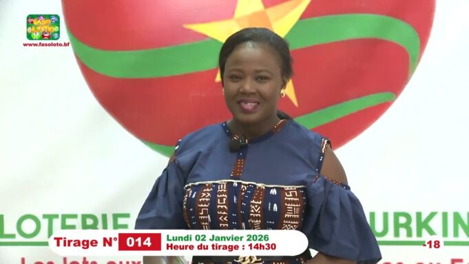 LONAB/FASO LOTO: les résultats du tirage du lundi 2 février 2026