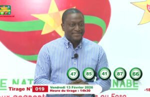 LONAB/FASO LOTO: les résultats du tirage du vendredi 13 février 2026