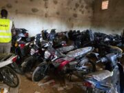 Burkina: des motos saisies en vente