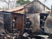 Incendie dans un magasin de vente de bonbonnes de gaz
