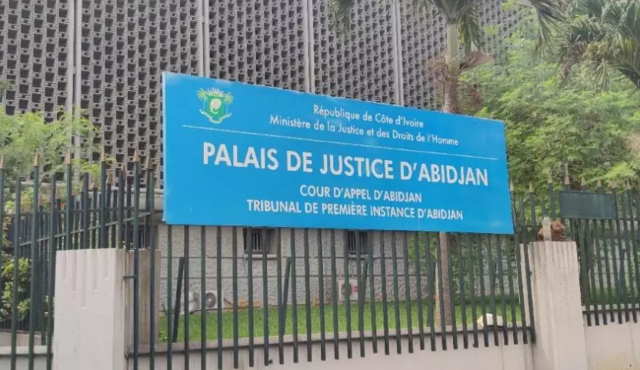 Le Palais de Justice d'Abidjan
