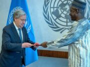 Nations Unies: le nouvel Ambassadeur du Burkina Faso présente ses Lettres de créance à Antonio GUTERRES