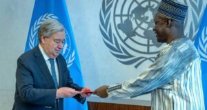Nations Unies: le nouvel Ambassadeur du Burkina Faso présente ses Lettres de créance à Antonio GUTERRES