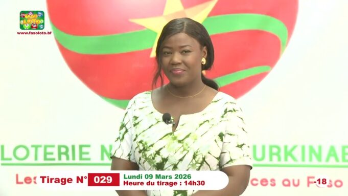 LONAB/FASO LOTO: les résultats du tirage du lundi 9 mars 2026