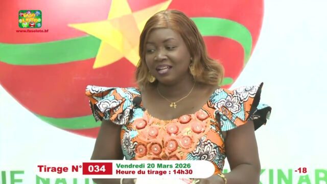 LONAB/FASO LOTO: les résultats du tirage du vendredi 20 mars 2026