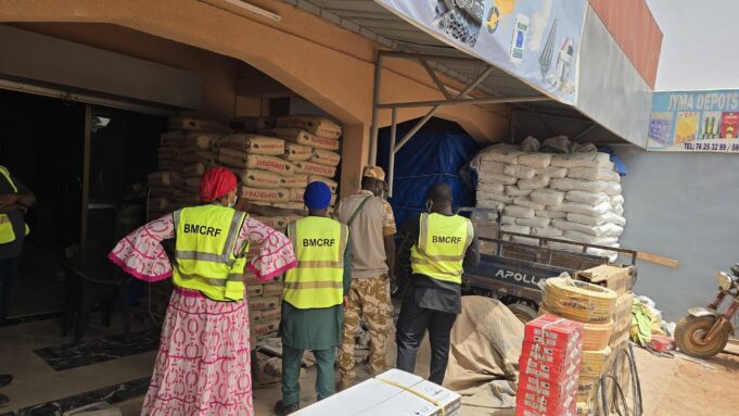 Ouagadougou: plus de 126 tonnes de ciment confisquées