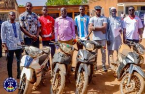 Ouagadougou: plus d’une dizaine d’engins volés restitués
