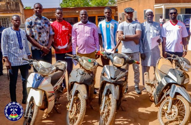 Des motos volées restituées