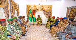 Bobo-Dioulasso: les FDS présentent le dispositif sécuritaire de la SNC au Capitaine Ibrahim Traoré