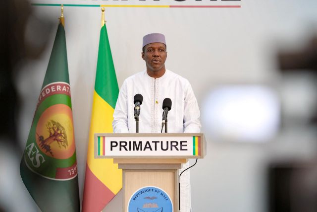 Le Premier ministre malien, le général de division Abdoulaye Maïga