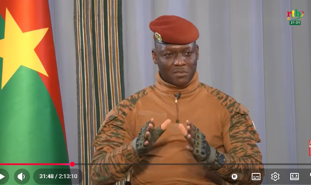 Burkina: le capitaine Ibrahim Traoré se prononce sur l’extradition de Paul-Henri Sandaogo Damiba