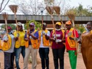 Lions et Léos du District 403: opération «coup de balai» au CMA de Pissy