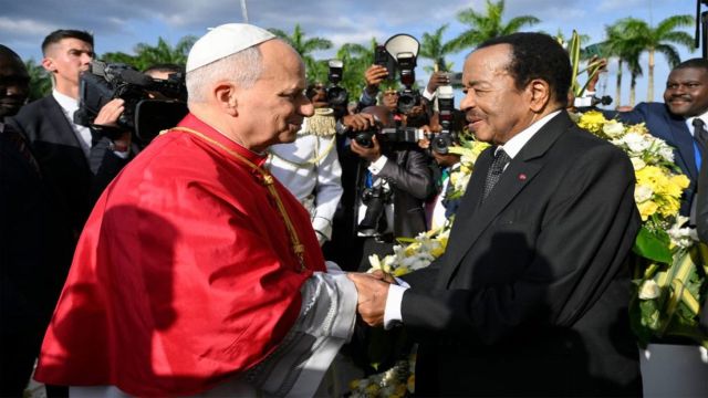 Paul Biya et Léon XIV