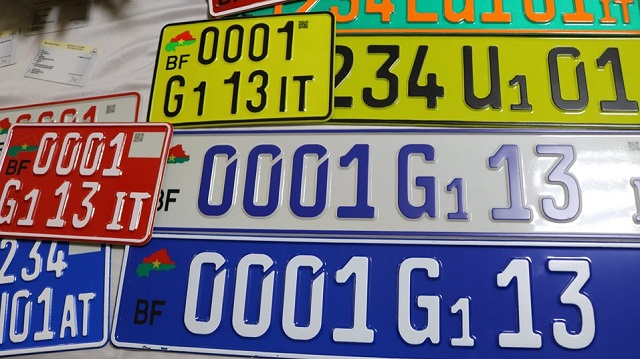 Plaques d'immatriculations