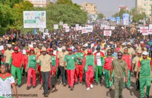 An I de la RPP: une marche populaire pour célébrer la Révolution burkinabè