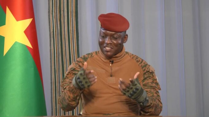Le capitaine Ibrahim Traoré sur la question des droits de l’Homme