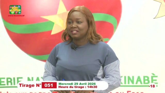 LONAB/FASO LOTO: les résultats du tirage du mercredi 29 avril 2026