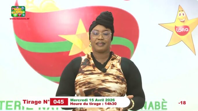 LONAB/FASO LOTO: les résultats du tirage du mercredi 15 avril 2026
