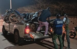Burkina: près de 106 engins saisis à Ouahigouya pour défaut d’éclairage