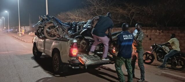 Burkina: près de 106 engins saisis à Ouahigouya pour défaut d’éclairage