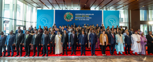 Photo de famille lors des Assemblées annuelles 2026 de la BAD au Congo-Brazzaville
