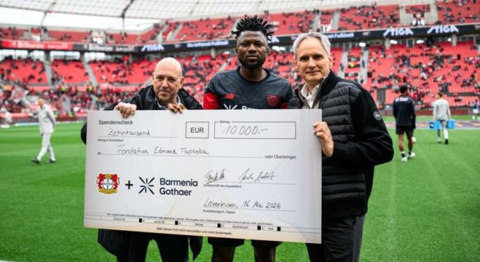 Fondation Edmond Tapsoba: des supporters du Bayer Leverkusen offrent plus de 6 millions FCFA