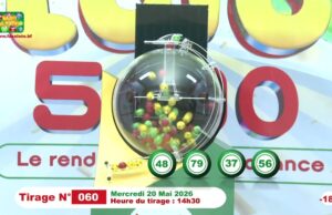 LONAB/FASO LOTO: les résultats du tirage du mercredi 20 mai 2026