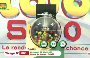 LONAB/FASO LOTO: les résultats du tirage du vendredi 22 mai 2026