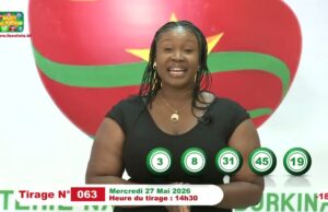 LONAB/FASO LOTO: les résultats du tirage du mercredi 27 mai 2026